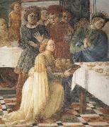 Fra Filippo Lippi Details of The Feast of Herod painting